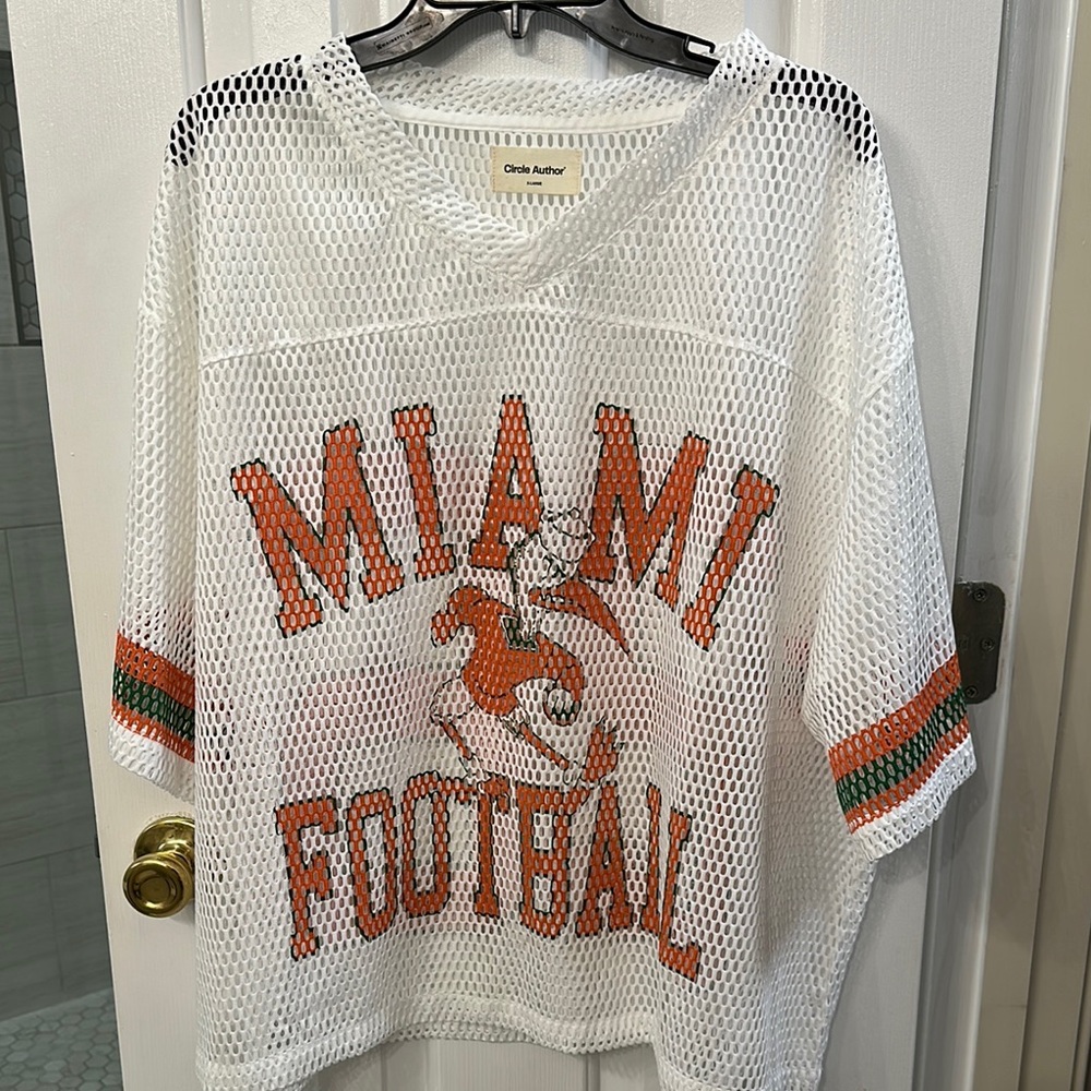 Circle Author Miami Football Mesh Jersey